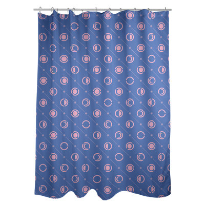 Rideau de douche à phases simples classic moon Noira Gothard
