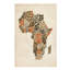 Map Of Africa by Michael Tompsett - Print on Canvas-42158387-56803712