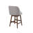 Sadie Solid Wood Upholstered Counter Height Or Bar Height Swivel Barstool With Fabric Seat - Set Of 4-112792384-112792381-112792385