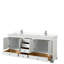 Ensemble de meuble-lavabo double 80 "Deborah-51712444-51712445-97791431