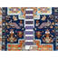 Tapis de couloir en laine noué à la main 200 KPSI bleu d'inspiration arménienne 2 pi 1 po x 5 pi 10 po 4FCD2F4B755F42649147CC31CE203072