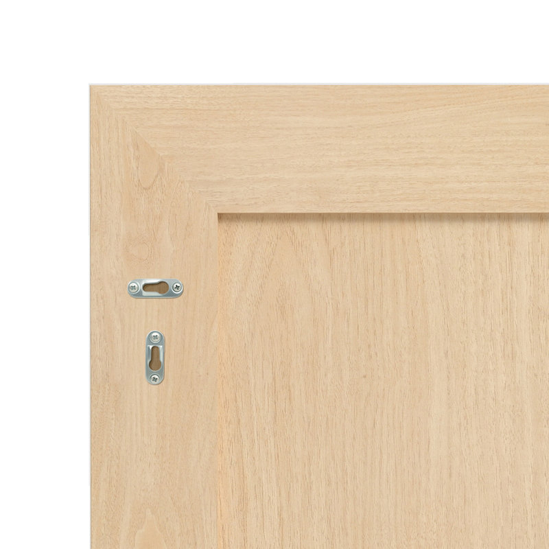 Miroir décoratif rectangulaire imperméable pour salle de bain, Chêne naturel nordique