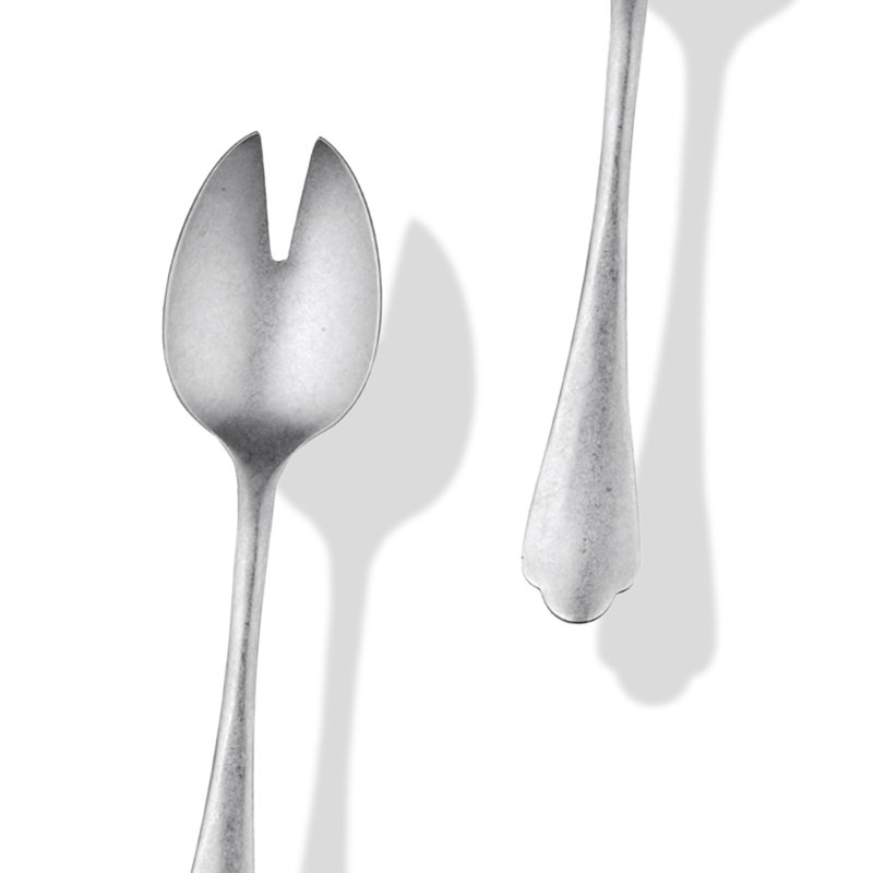Ensemble de service complet 7 pièces Dolce Vita, Argent étain