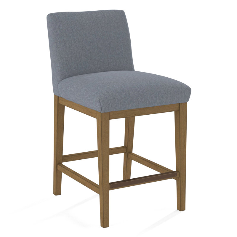 Upholstered Stool, Evolution Silver Fox, Beachwood