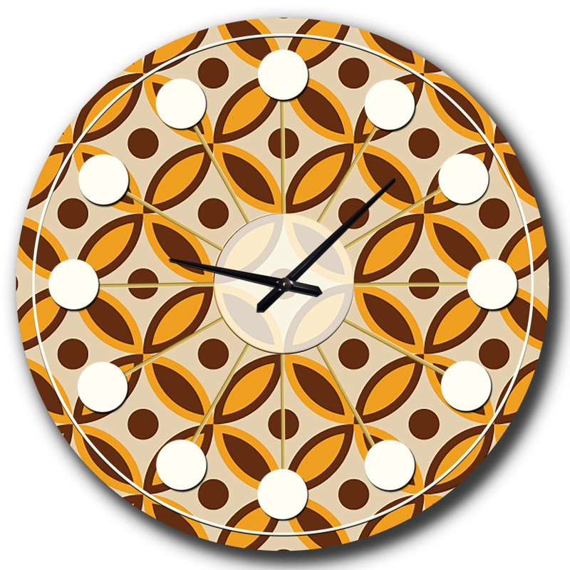 Horloge murale rétro Mid-Century, Petit