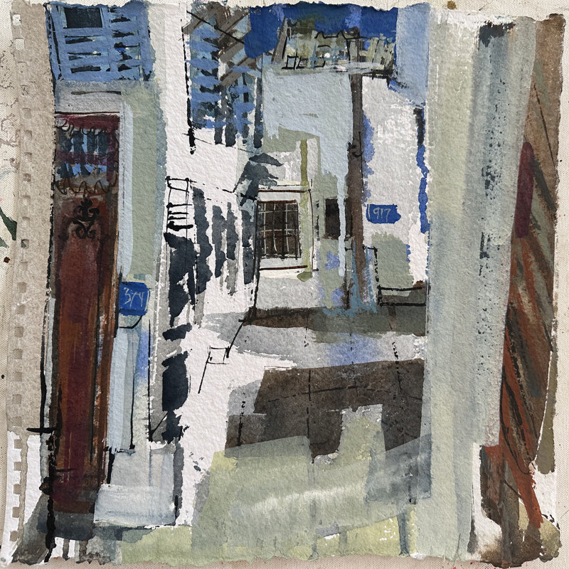 Teisa Bahrain Alley by Erin McGee Ferrell - Wrapped Canvas Print, 30 cm H x 30 cm W