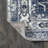 Lawton Modern Persian Vintage Medallion Light Gray/Navy Rug-429792499