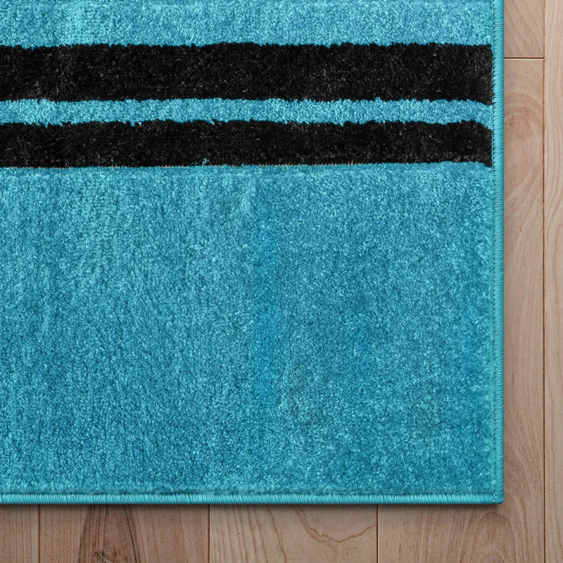 Tapis bleu Shaliya, Rectangle 2 pi x 3 pi
