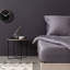 Drap-housse double en satin de qualité supérieure, gris foncé, 55 x 75 + 10 profondeur | 100% satin de coton, 210 fils, 4,4 oz / verge carrée | Lavable à la machine à 86 ° F | Luxueuse douceur et confort pour une meilleure expérience de sommeil-92427471