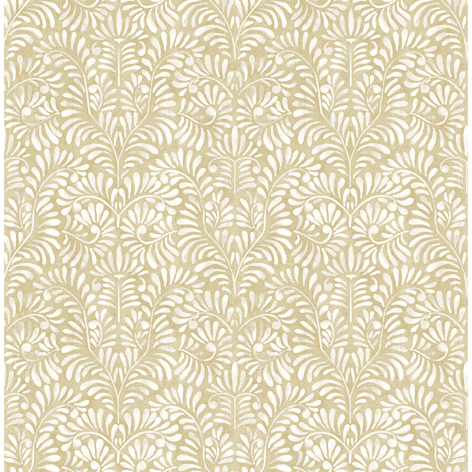 Cedric Floral Wallpaper, Yellow