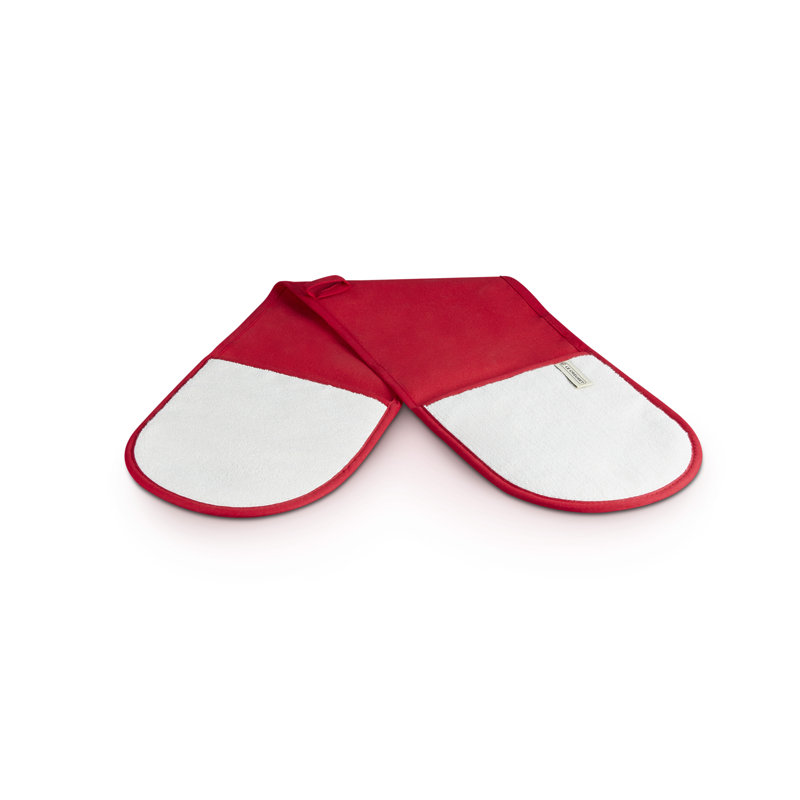 Le Creuset Double Oven Glove, Red