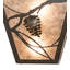 2 - Light Flush Mounted Sconce
