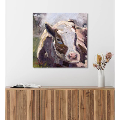 Moo Moo III - Artist Enhanced Canvas Print