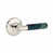 Polished Nickel/Green Marble Handle