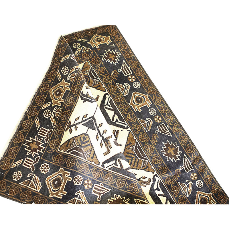 High-Quality Hand-Knotted Ivory Area Rug
