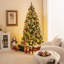 Arbre de Noël artificiel pin 6,5 pi avec support Jaganatha