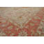 Tapis traditionnel ivoire en laine et soie noué à la main 6 pi 7 po x 9 pi 11 po Tabriz
