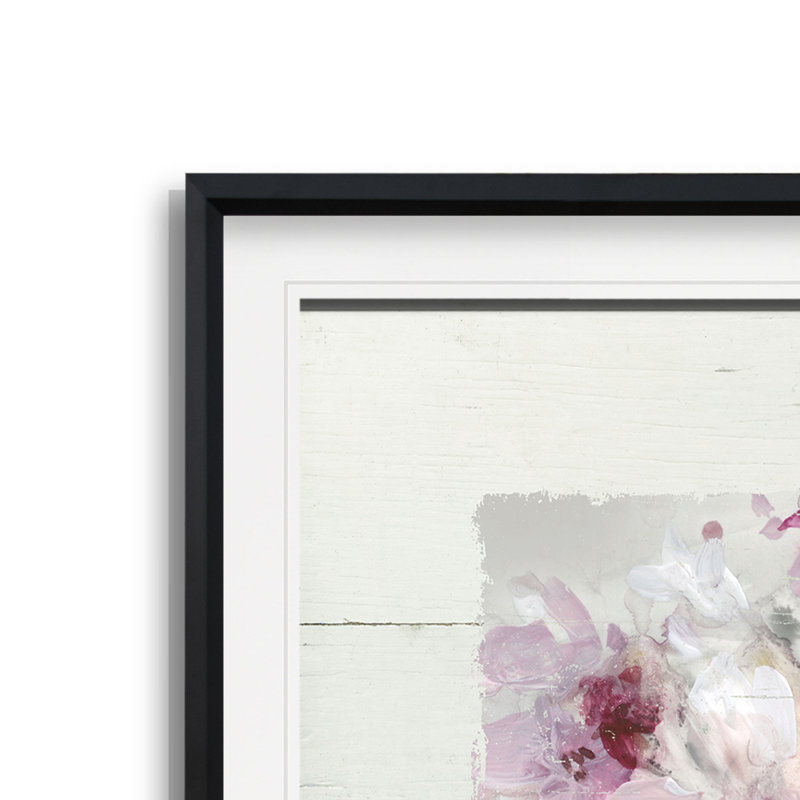 «Sitting Pretty Shiplap I», reproduction de peinture à l'huile sur toile tendue, H 17,5 po x l 17,5 po x P 1,5 po, Cadre noir