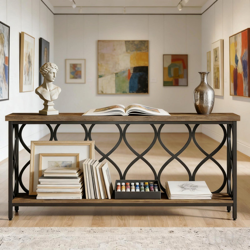 2-Tier Plant Stand,Entryway Table,Console Table,Sofa Table