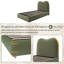 Upholstered Single Bed 3ft (90x190cm) With Hydraulic Storage, Bouclé Fabric & Padded Headboard-361132300