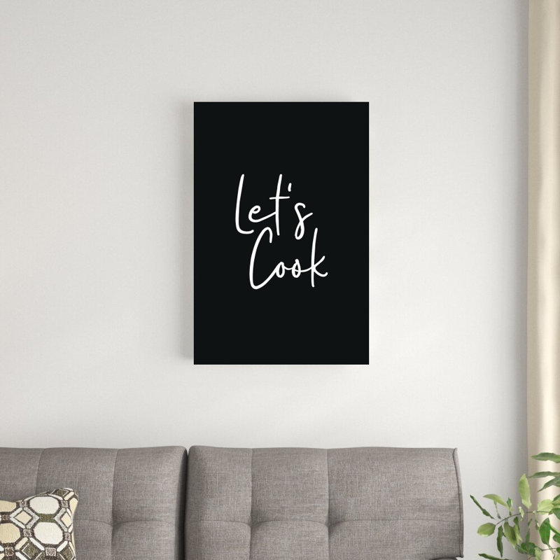 " Let's Cook ", 30" H x 20" W