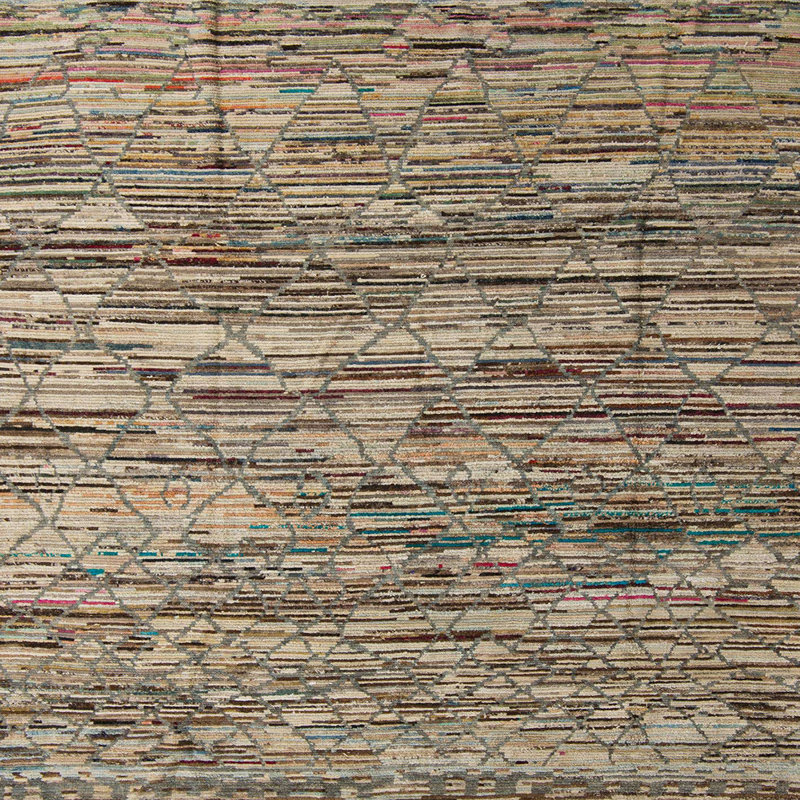 Tapis abstrait moderne 5123, Carré 4 pi