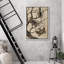 Moth and Cat debout sur un arbre, gothique, maussade, illustrations foncées, art moderne-101165842-101165847