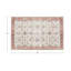 Tapis ivoire / rouge en polyester tissé à la machine Demarquis-1815366998