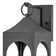 Marla Dusk to Dawn Iron Wall Light with Seed Glass Shade