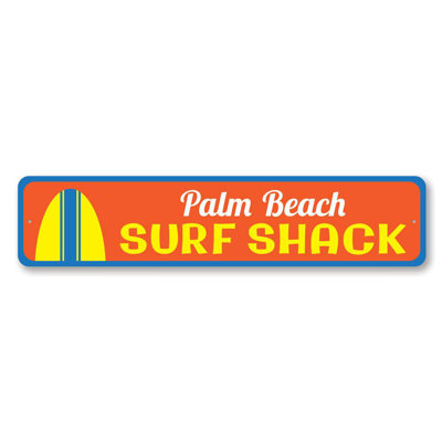 Panneau de surf personnalisé Surf Shack