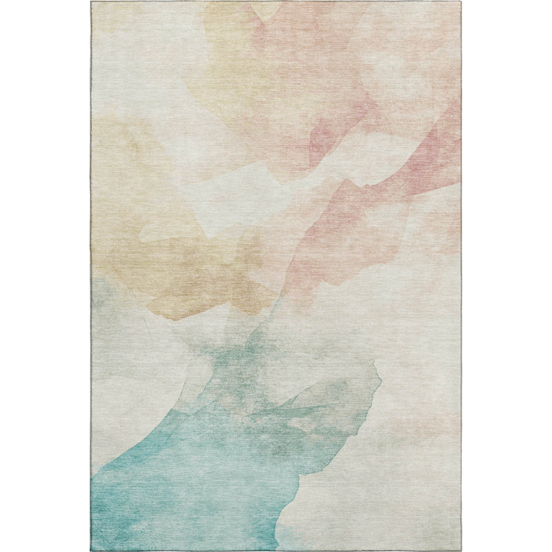 Premium Machine Washable Jacquez AMF1797 Modern Rug, Rectangle 5' x 7'6"