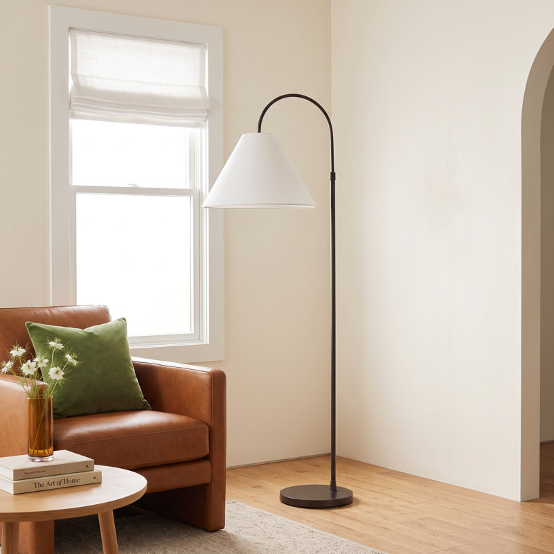 Oterra 65.4 " Matte Arched Floor Lamp