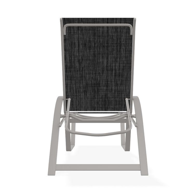 Holna Outdoor Rust-Resistant Metal Chaise Lounge