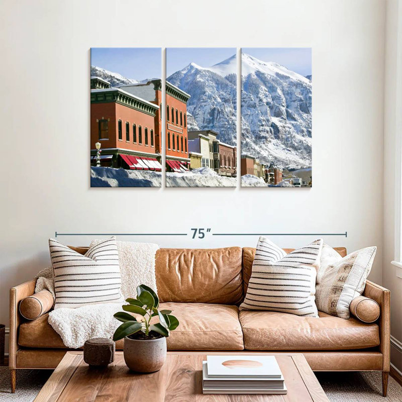 Village d'hiver Rureau Telluride, H 36 po x l 57 po