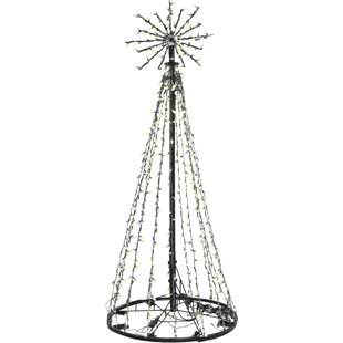 Light Tree with Starburst Topper Lighted Display