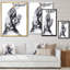 Portrait d'un mannequin élégant - Décoration murale sur toile glam-1454783830-1454783914