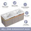 Meuble-lavabo flottant mural 48 po avec plateau en résine et porte à fermeture en douceur 48 po-508781333