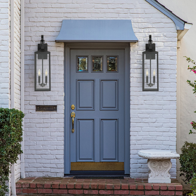 Baltic 25"H Outdoor Wall Light with Dusk to Dawn
