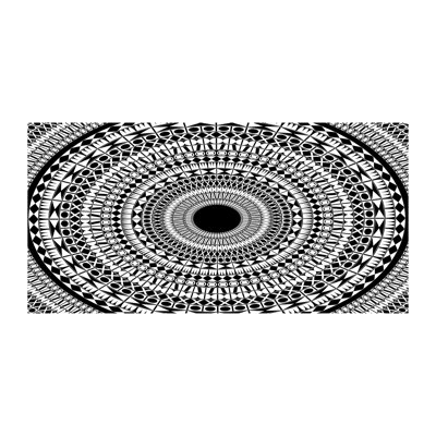 Circle Ornaments - Wrapped Canvas Print