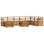 306cm Wide Patio Sectional Set