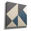 «Triangles 1 Teal C» par Mike Schick, art mural sur toile-1960293263