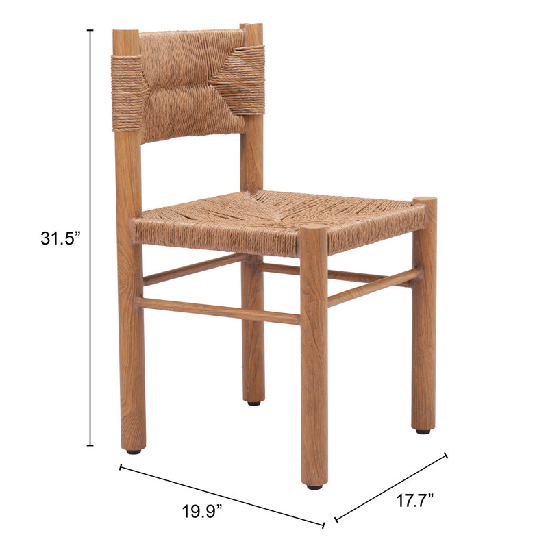 Ensemble de chaises Iska (ensemble de 2), Naturel