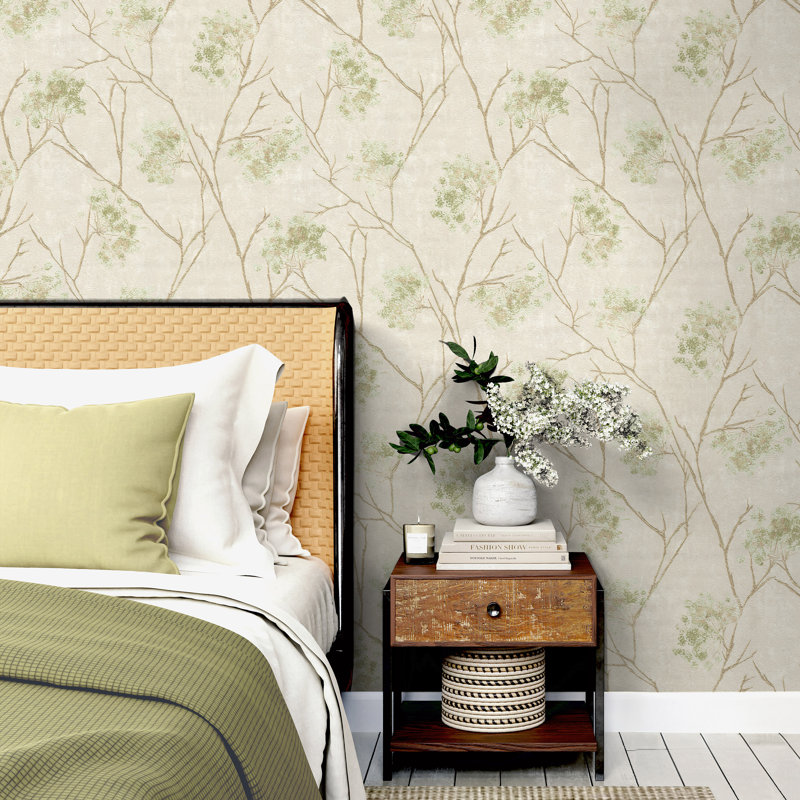 Codman 10.5m x 53cm Textured Non-Pasted Wallpaper Roll, Green