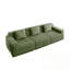 Canapé avec coussins décoratifs et assise profonde-745631529