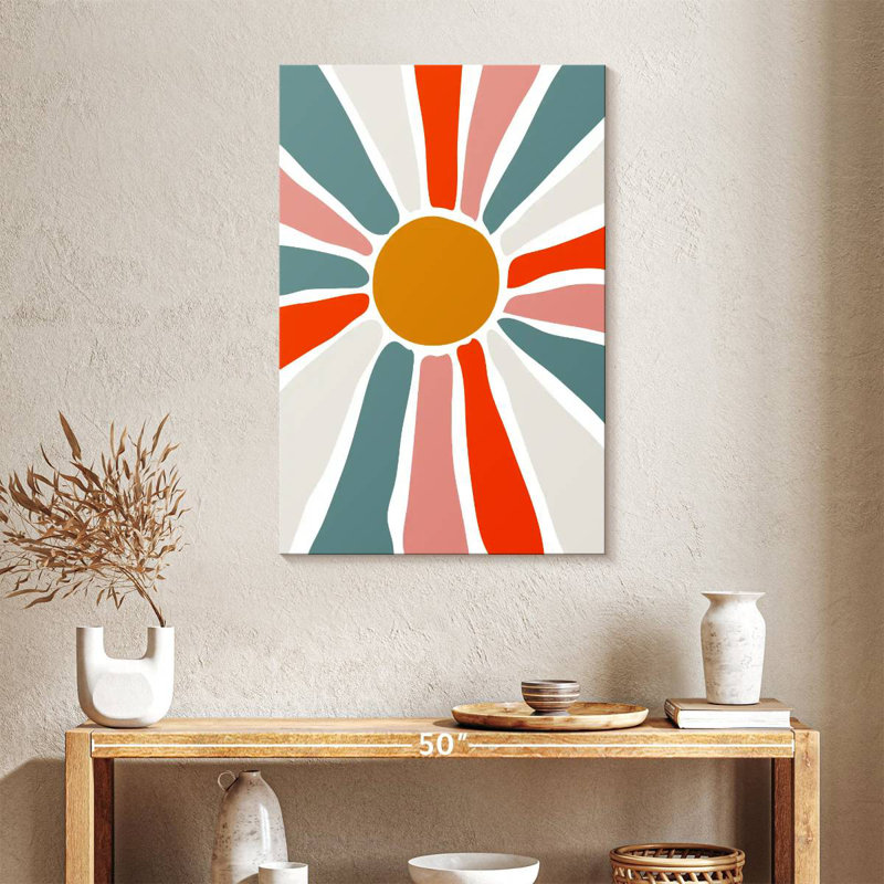 Avery Mid Century Modern Abstract, 30" H x 20" W