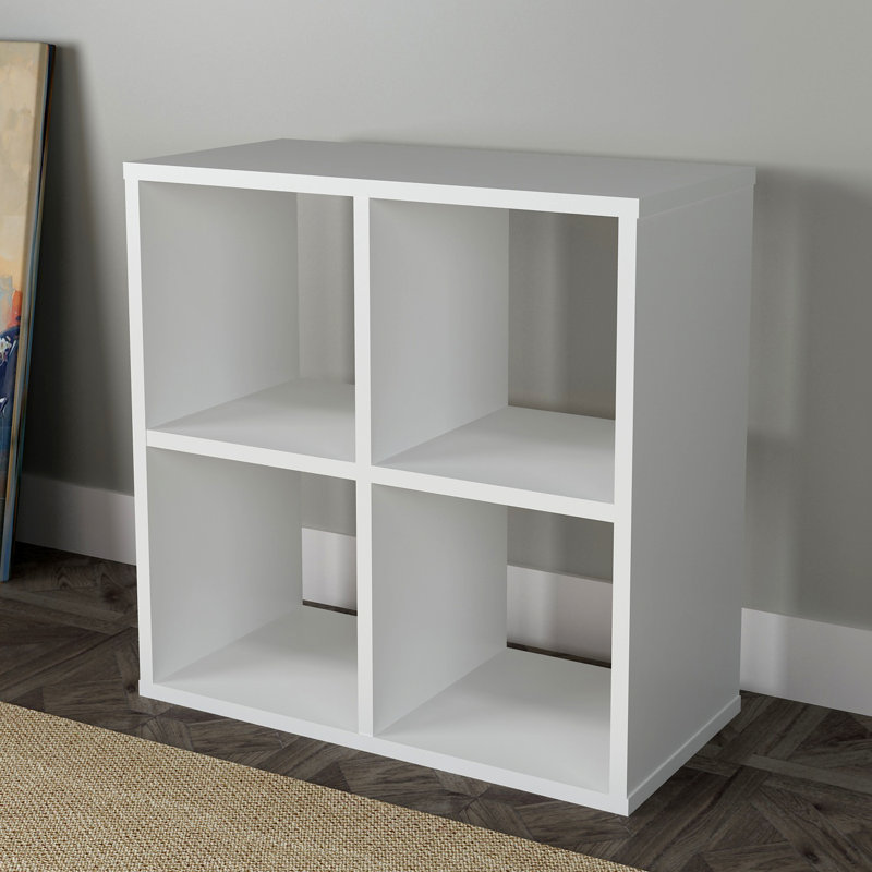 Bibliothèque à cubes H 24 po x l 24 po Gredel, Blanc
