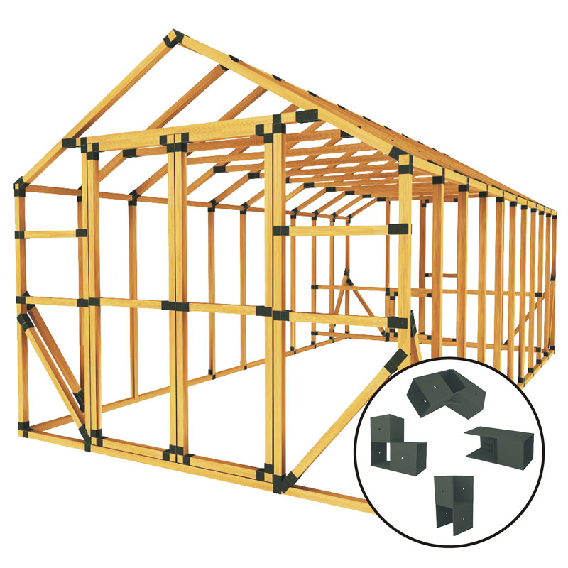 Ensemble de poulailler 10 pi x 20 pi pour jusqu'à 30 poulets