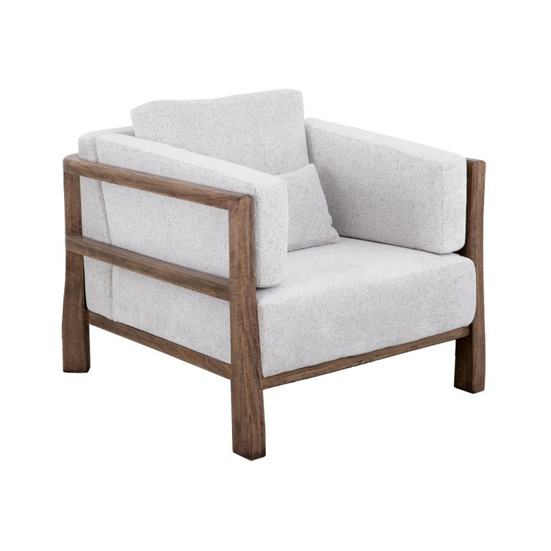 Structure et base en bois, fauteuil