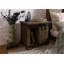 Railway 50cm W Solid Wood Bedside Table-106669834