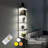 Deangelos 5 Tier Wall Shelf with Light-863616685